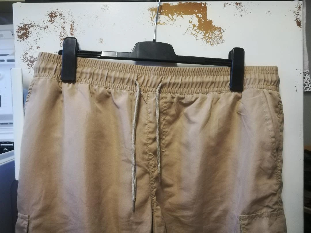 Bermudas (largo 60 cm) elástico Ecru/Sable etiqueta T.XL – photo 13
